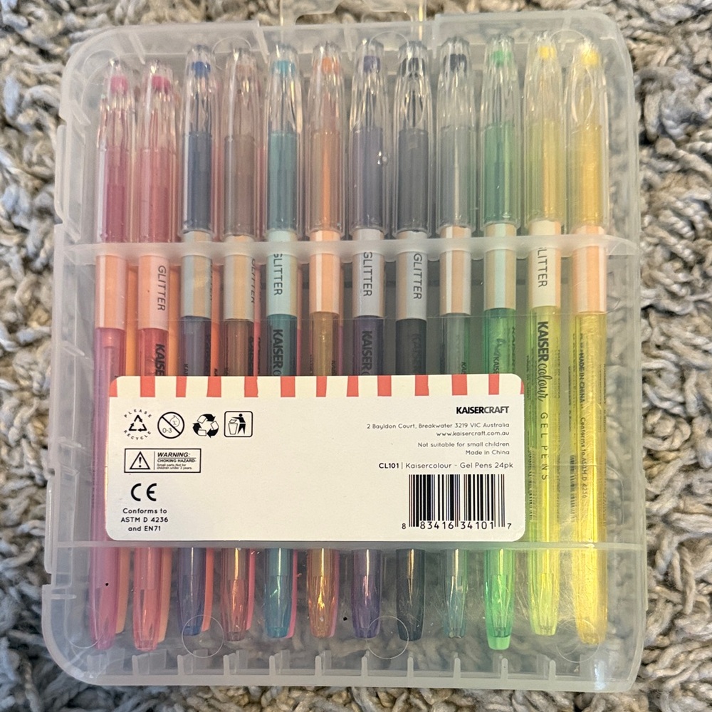 Art Supplies (gel pens and colored pencils) - Picture 4 of 10